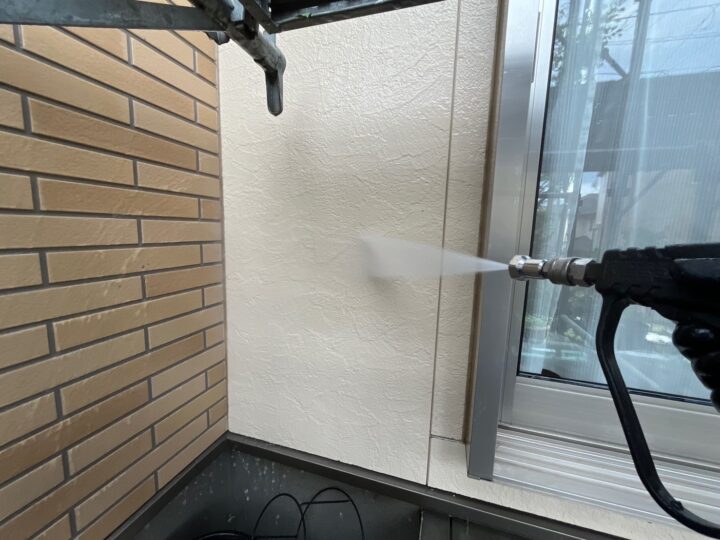 外壁高圧洗浄工事