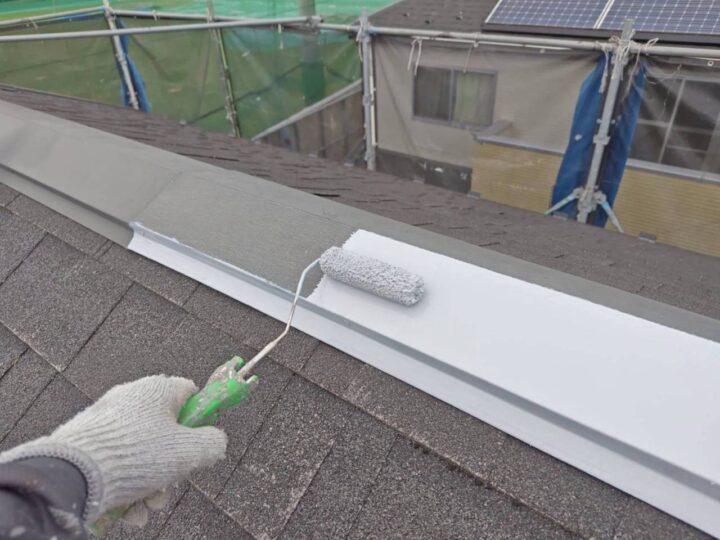 屋根板金下塗り工事