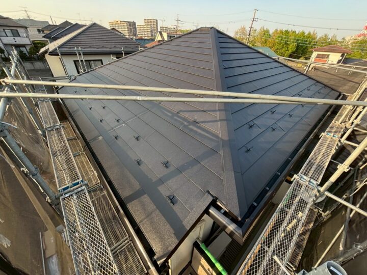 大屋根完了前景