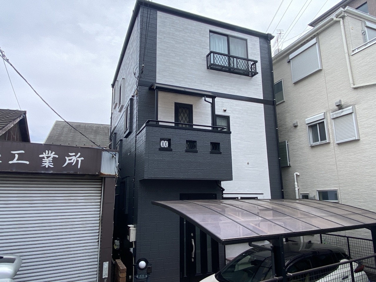 屋根 KFケミカル・セミフロンス－パ－ル－フⅡ 外壁 シ－カジャパン・ダイヤス－パ－セランフレックス👌