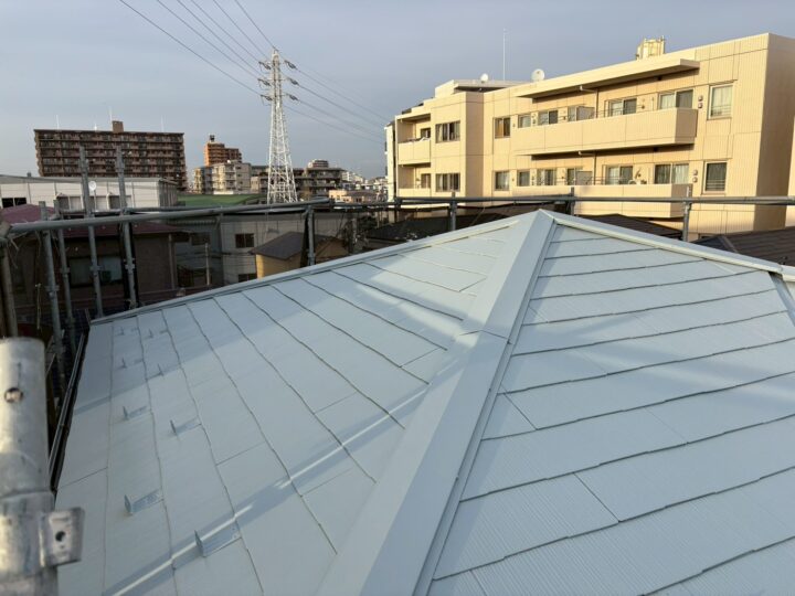 屋根完了前景