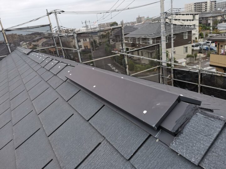 屋根板金下地補修施工後