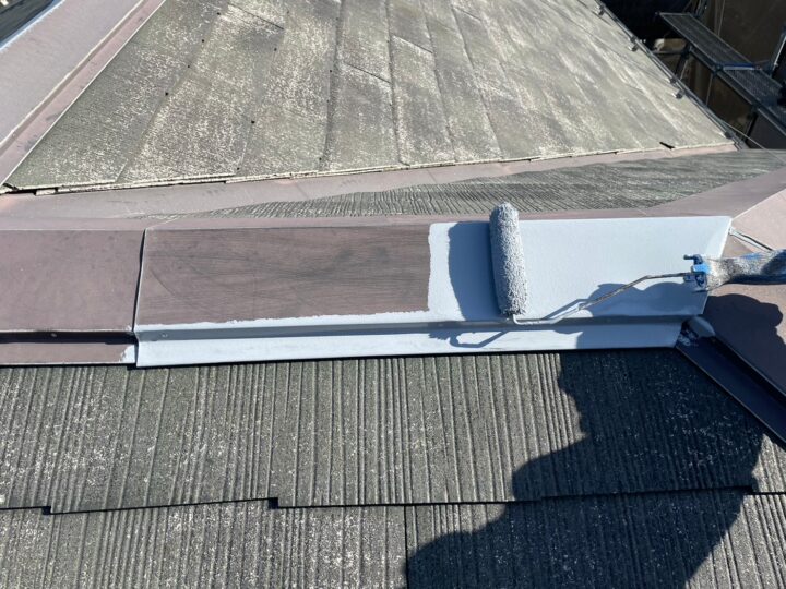 屋根板金下塗り工事