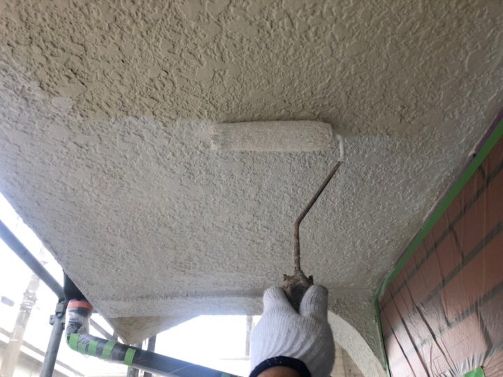 軒天下塗り御工事