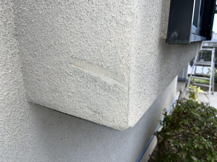 外壁補修施工前