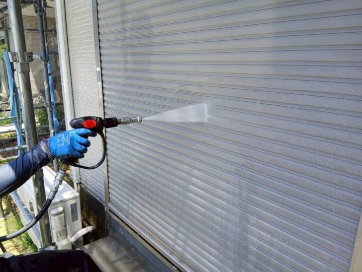 シャッタ-スラット高圧高圧工事