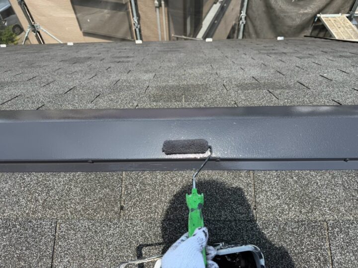 屋根板金上塗り工事