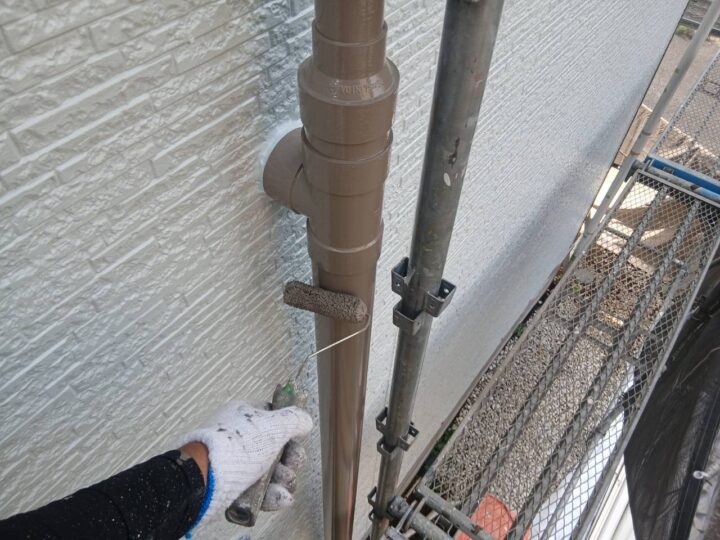 配管上塗り工事